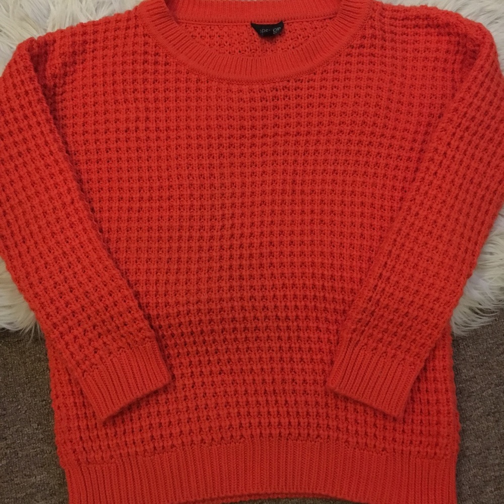 TOPSHOP Orange Sweater