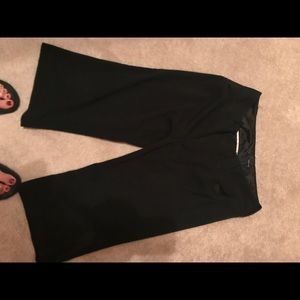 Maurice's Black Dress Capris