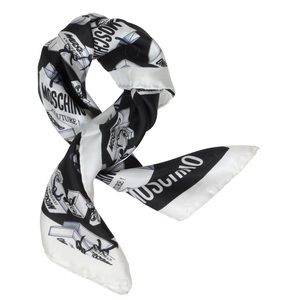 Moschino Couture Printed Silk Bandana