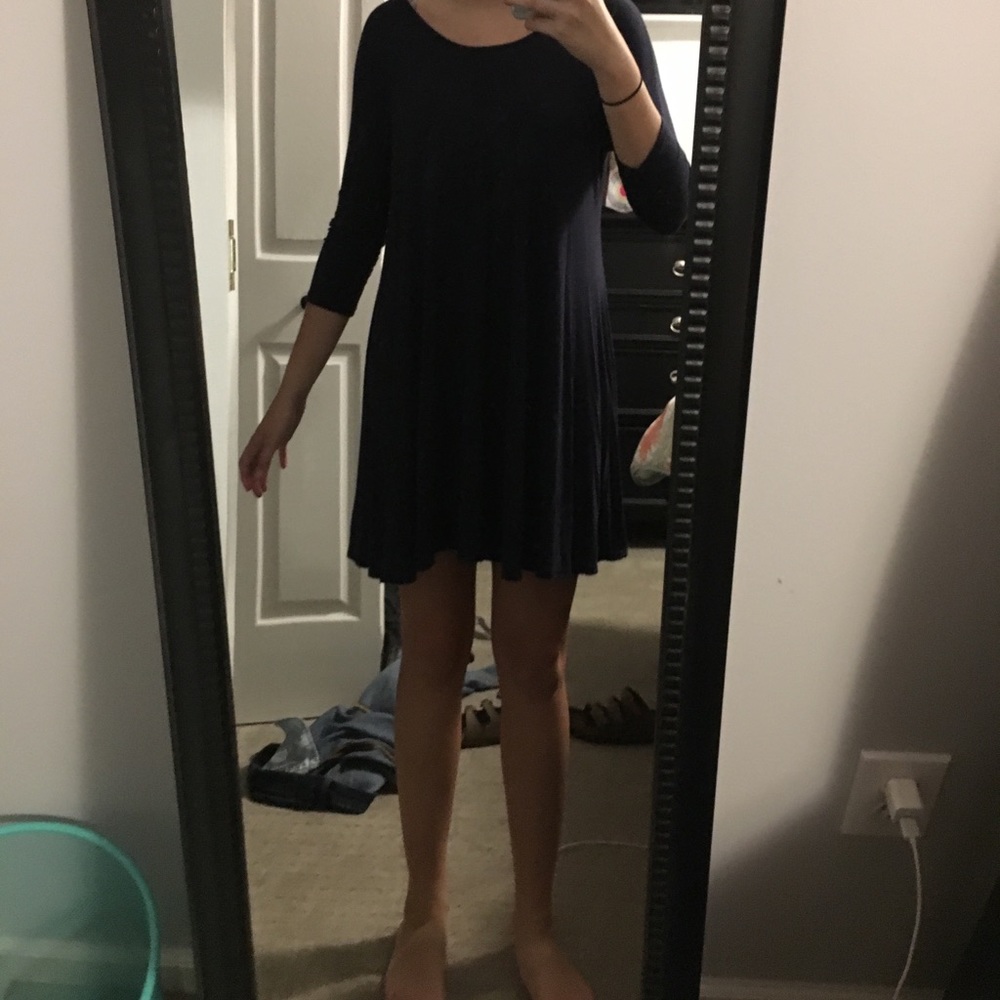 Navy piko like dress