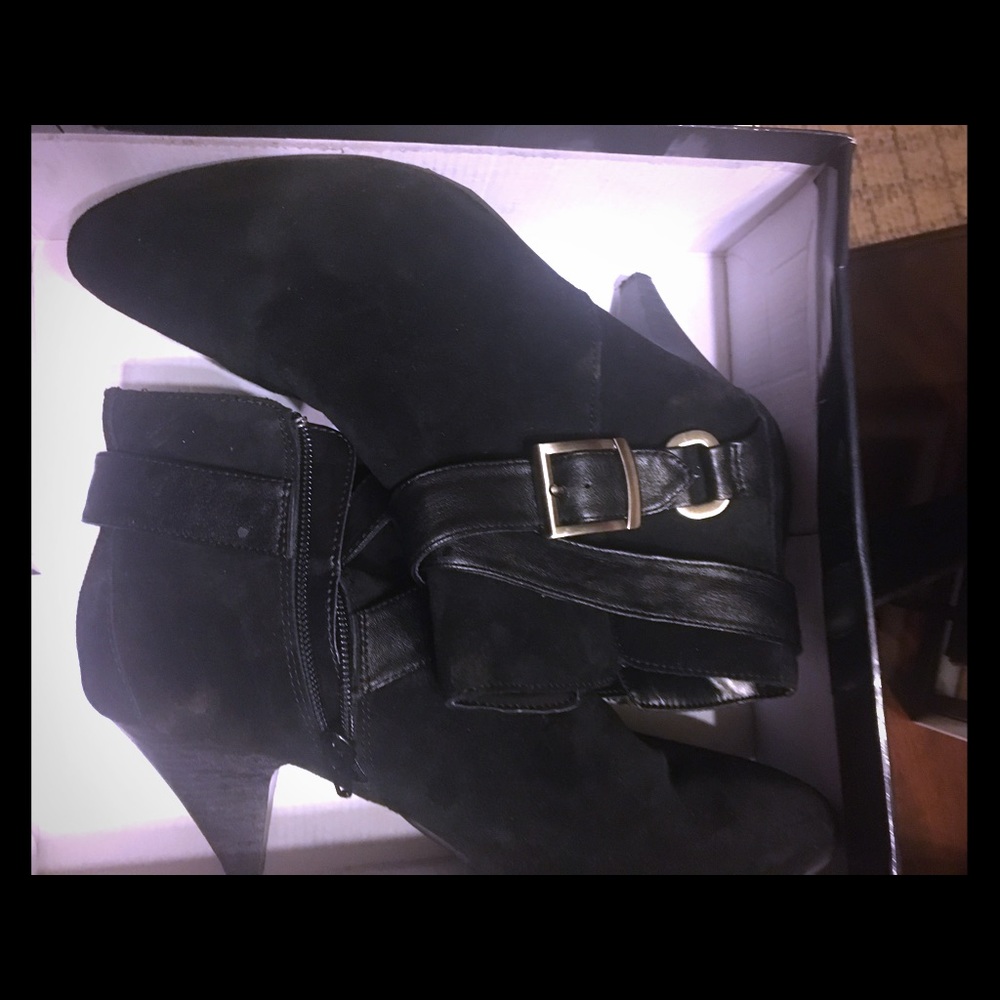 Genuine Suede Bootie Size 11