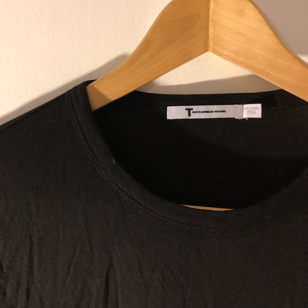 Alexander wang long sleeve black tee