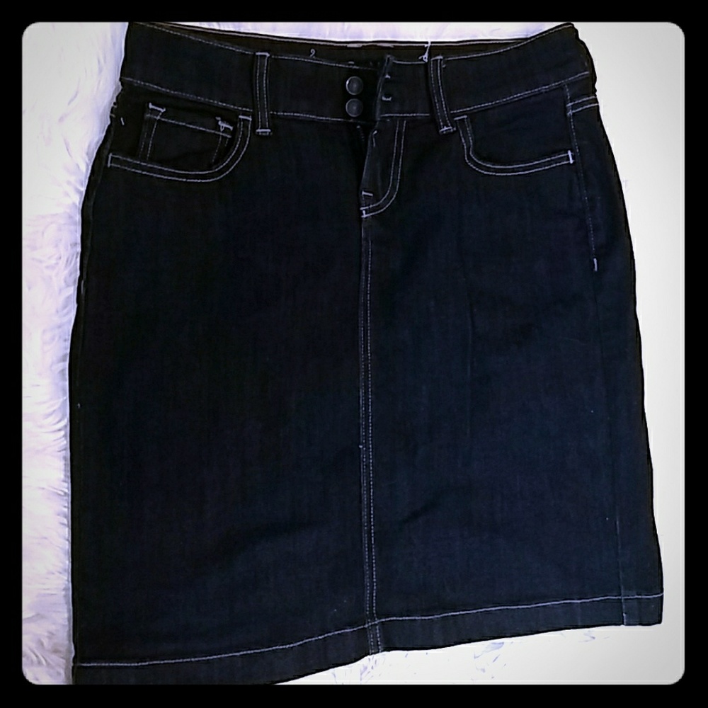 Denim jeans skirt