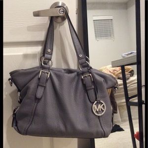 Michael Kors Purse in Gray Leather