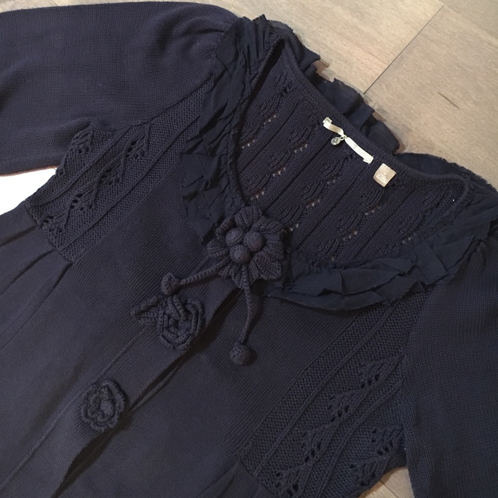 ☃️Knitted&Knotted NAVY cardigan!