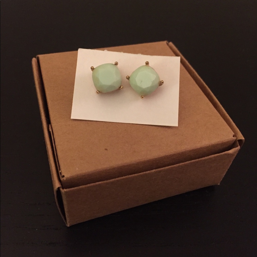 Mint & Gold Earrings