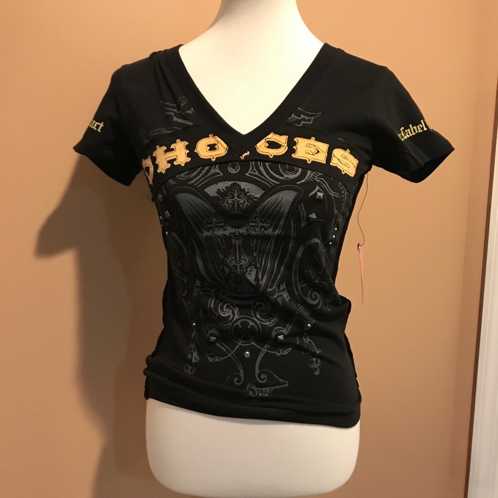 Cute short sleeves top