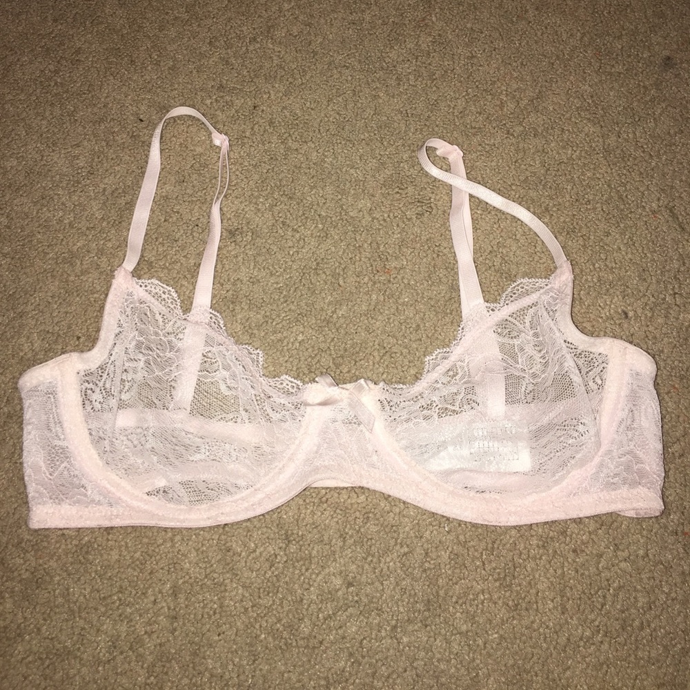 Baby Pink lace bra