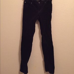 Black corduroy pants