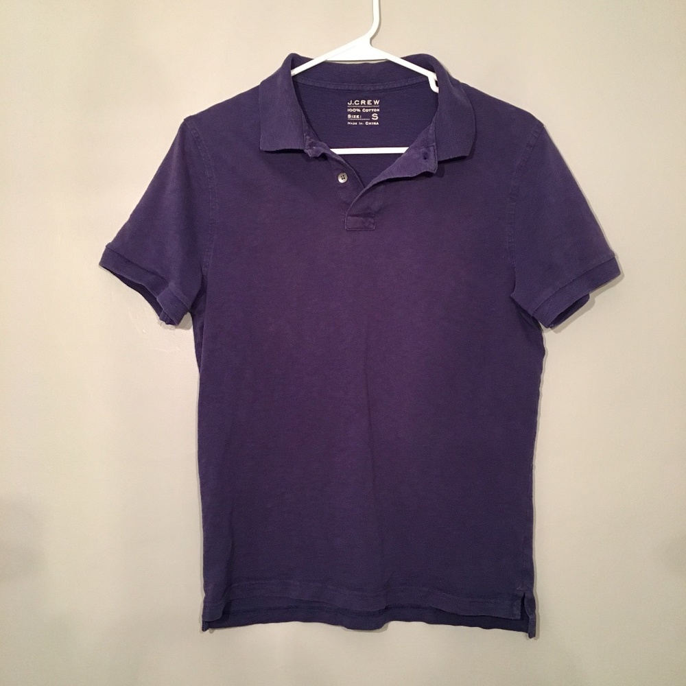 J. Crew Indigo Polo