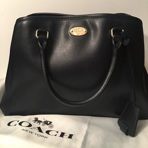 Dark Navy Blue Coach Purse