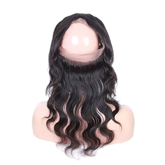 Brazilian Body Wave 360 Lace Band Frontal Closure main image 6