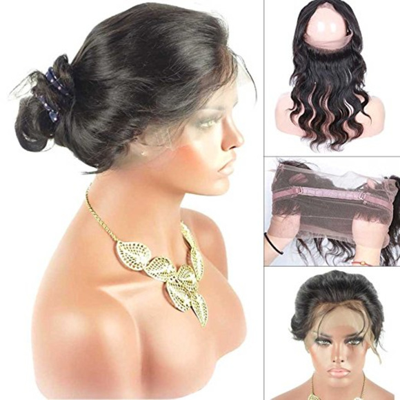 Brazilian Body Wave 360 Lace Band Frontal Closure main image 5