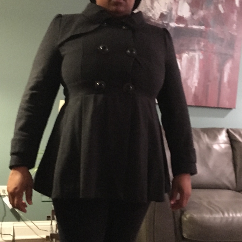 🔥Cute Pea Coat with Pleats🔥