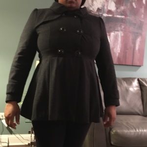 🔥Cute Pea Coat with Pleats🔥