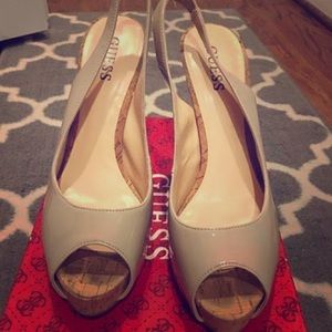 Guess Nude/Grey High Heels