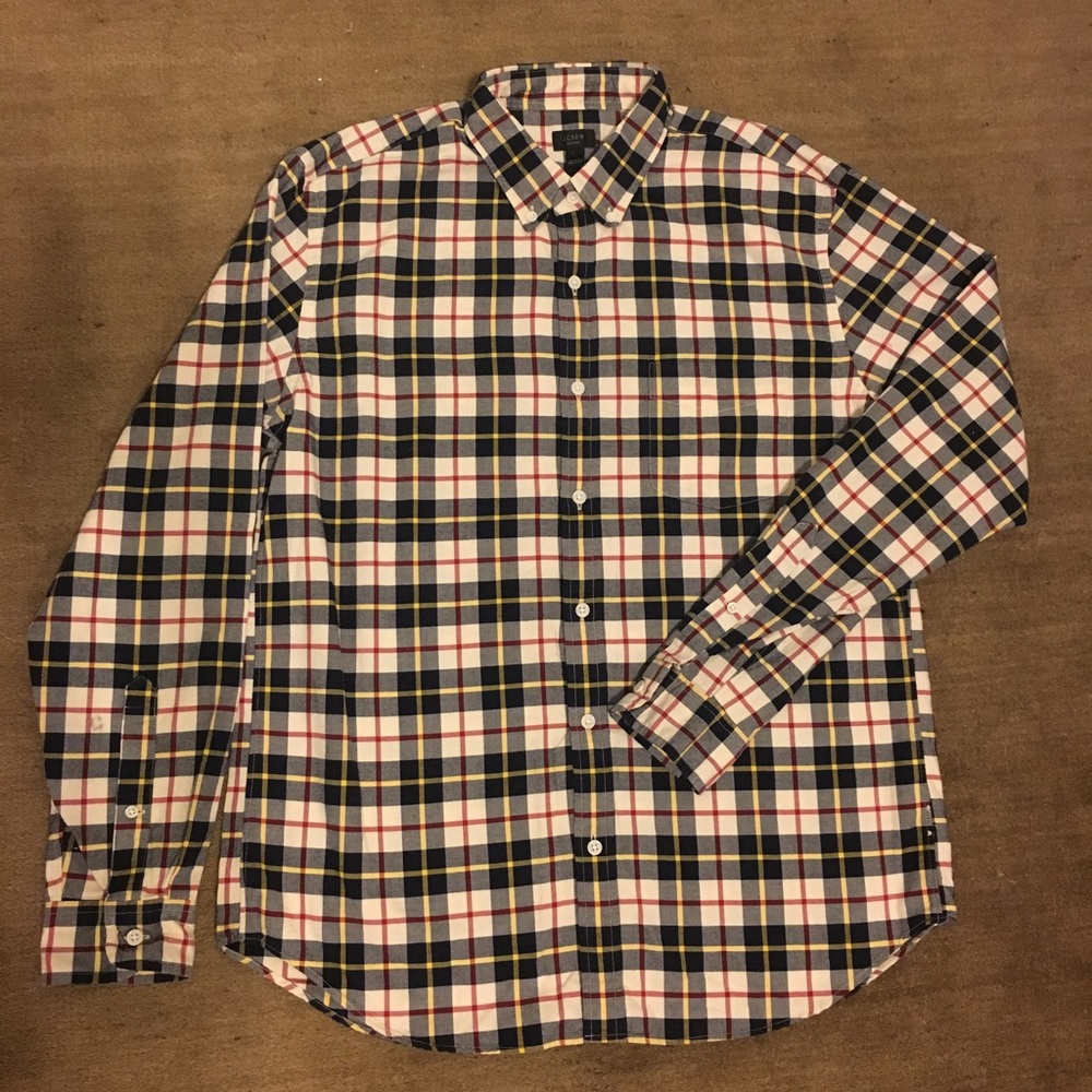 J Crew Men's Oxford Flannel