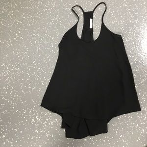 Sheer black sexy tank