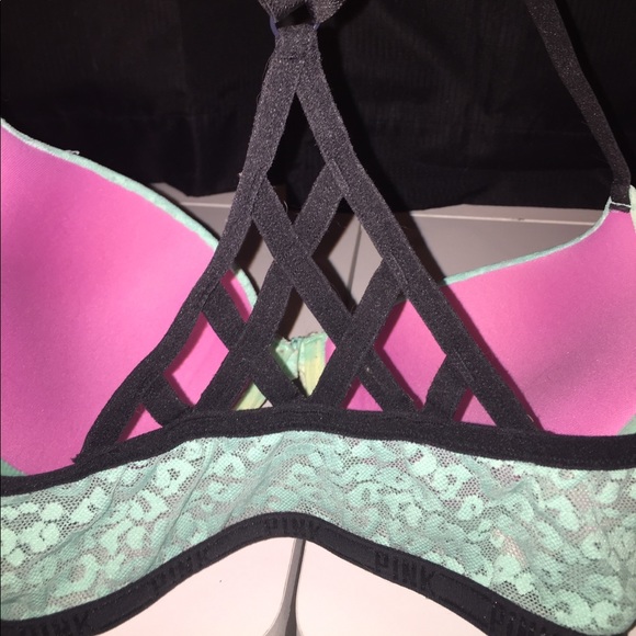 PINK Victoria’s Secret Racerback push-up bra - Picture 2 of 4