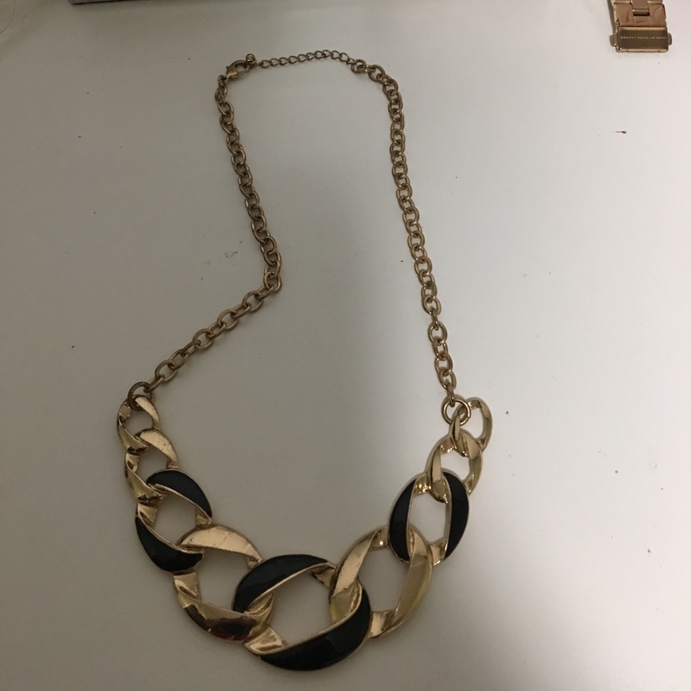 Black and gold necklace