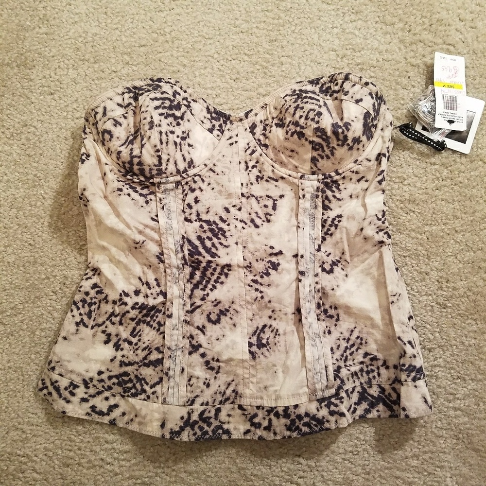 Jessica Simpson Bustier Top, Size Medium, BNWT