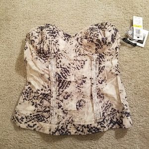 Jessica Simpson Bustier Top, Size Medium, BNWT
