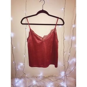 EXPRESS SILK CROP TOP