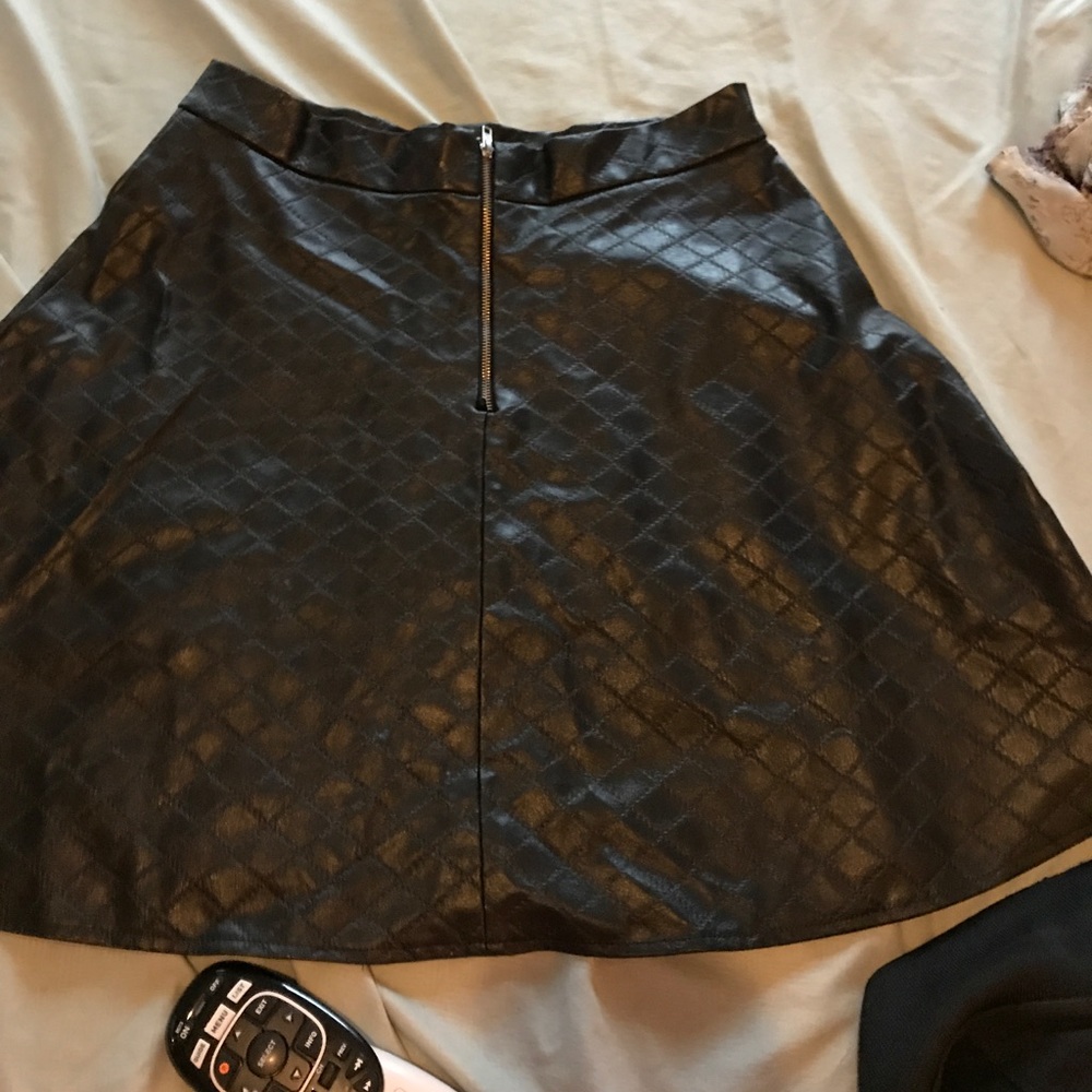Leather skirt