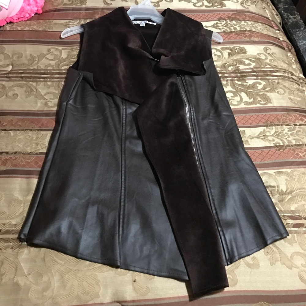 Leather vest