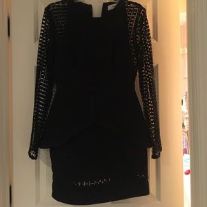 Peplum top style dress