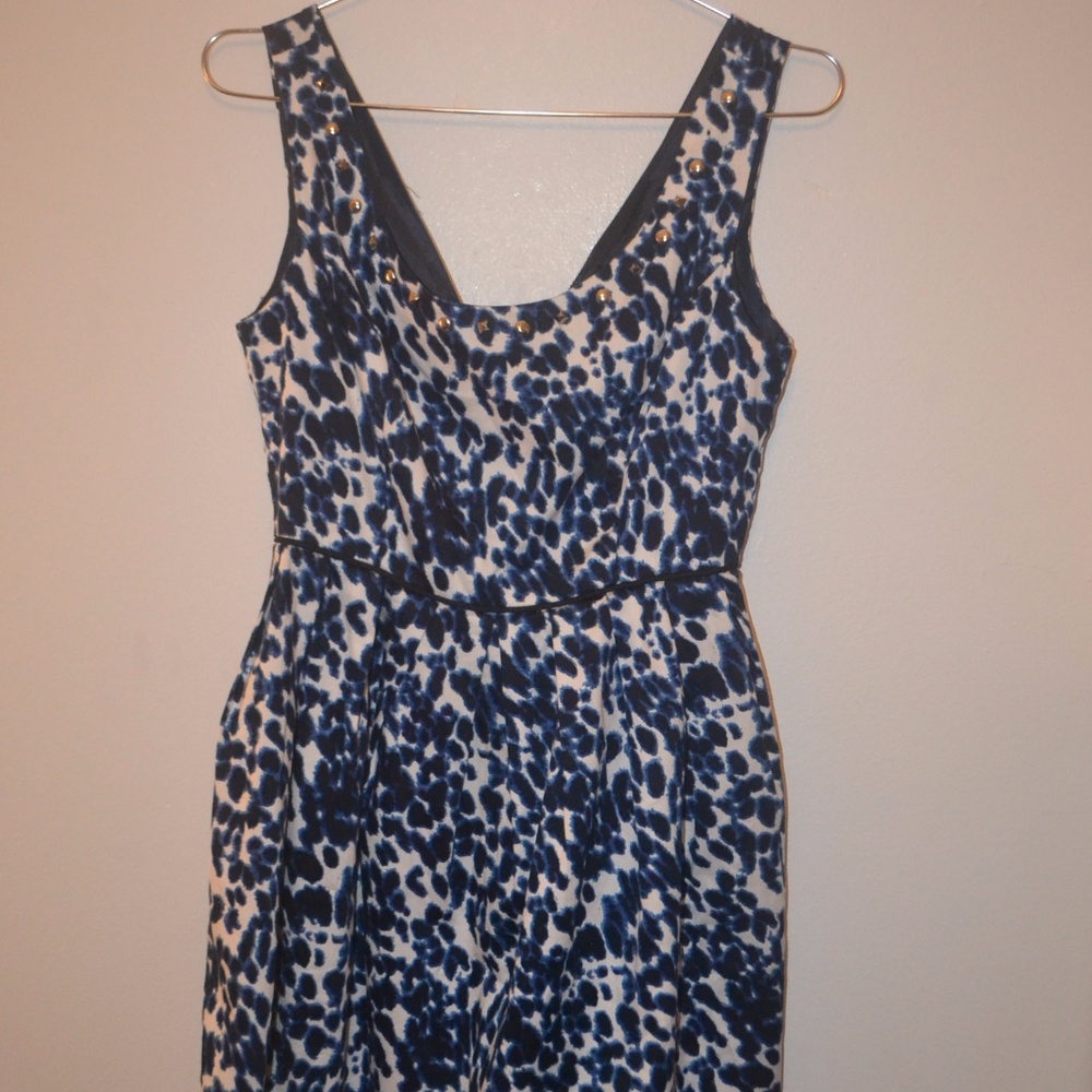Forever 21 Blue and White Short Party Dress