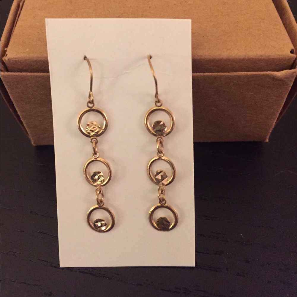 Gold Dangle Earrings