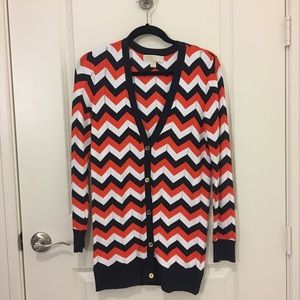 Chic Chevron Michael Kors Cardigan