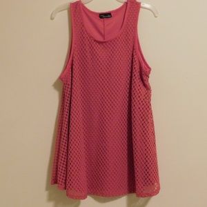JM Fleurettes sleeveless top Size 3X