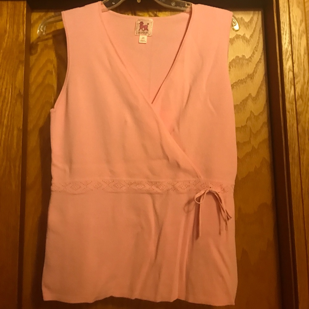 Pink Poodle tank top * size M * Light Pink