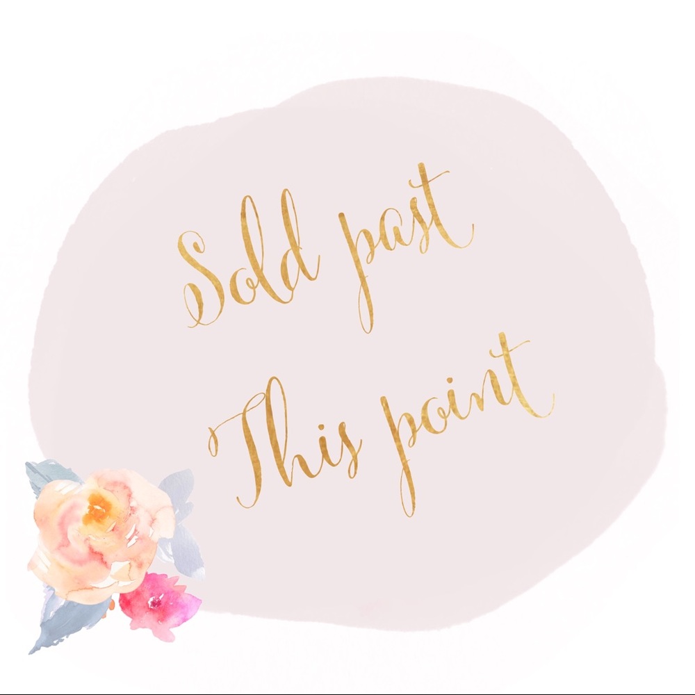 💐 All items past this point are SOLD! 💐