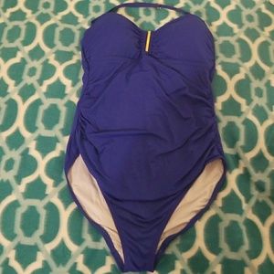Navy Blue Calvin Klein One Piece Bathing Suit
