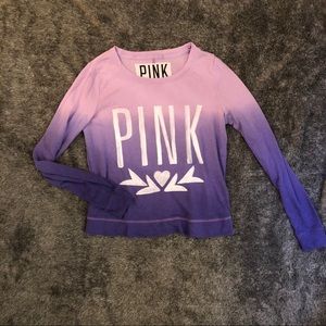 Victoria’s Secret VS PINK ombré purple pullover