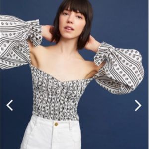 OTS Smocked Crop Top OTS Smocked Crop Top