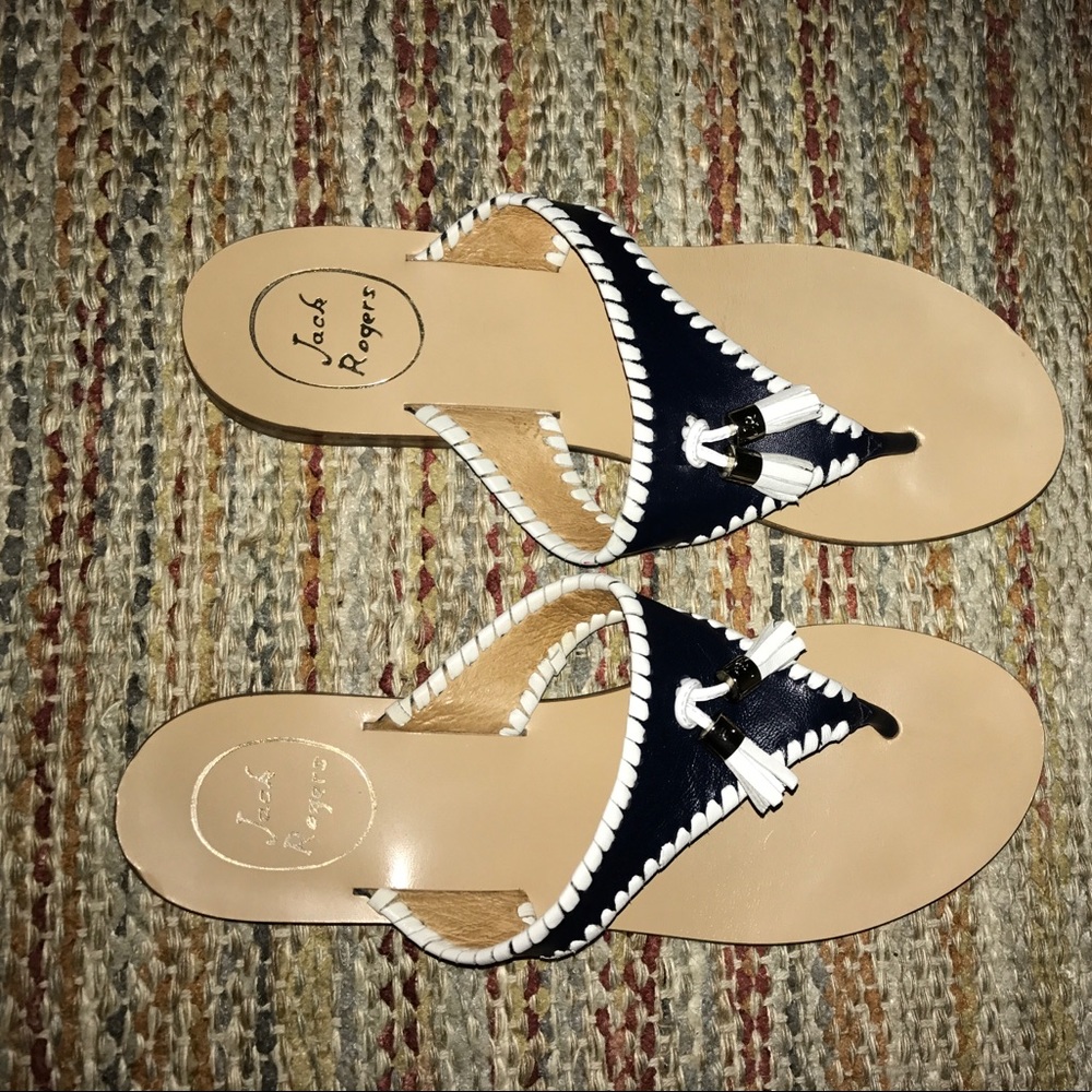 Navy and White Jack Rogers