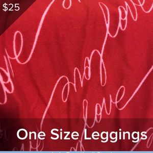 One Size Valentine’s Day LuLaRoe Leggings