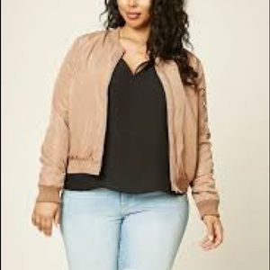 F21 PLUS BOMBER JACKET