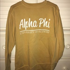 Alpha Phi comfort colors sweatshirt