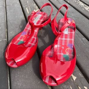 ❤️ Classy Red Jelly Shoes / Jelly Sandals ❤️