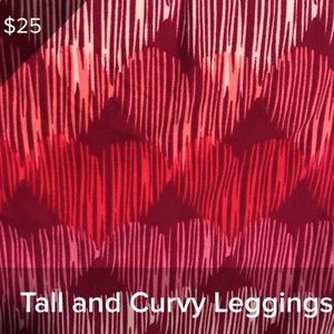 Tall and curvy Valentine’s Day LuLaRoe Leggings