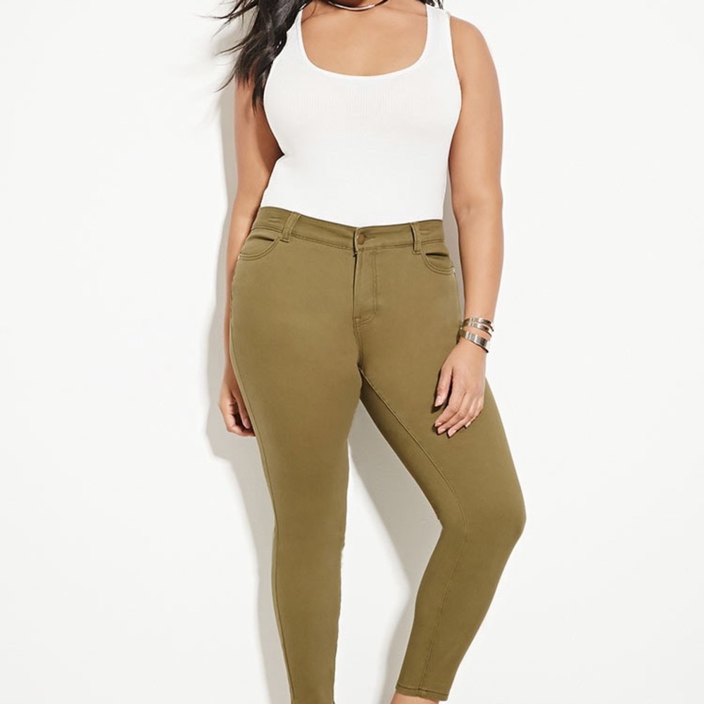 F21 GREEN JEANS