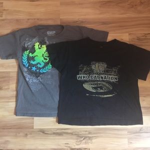 Two Boys T-shirts- New Orleans Saints (1)