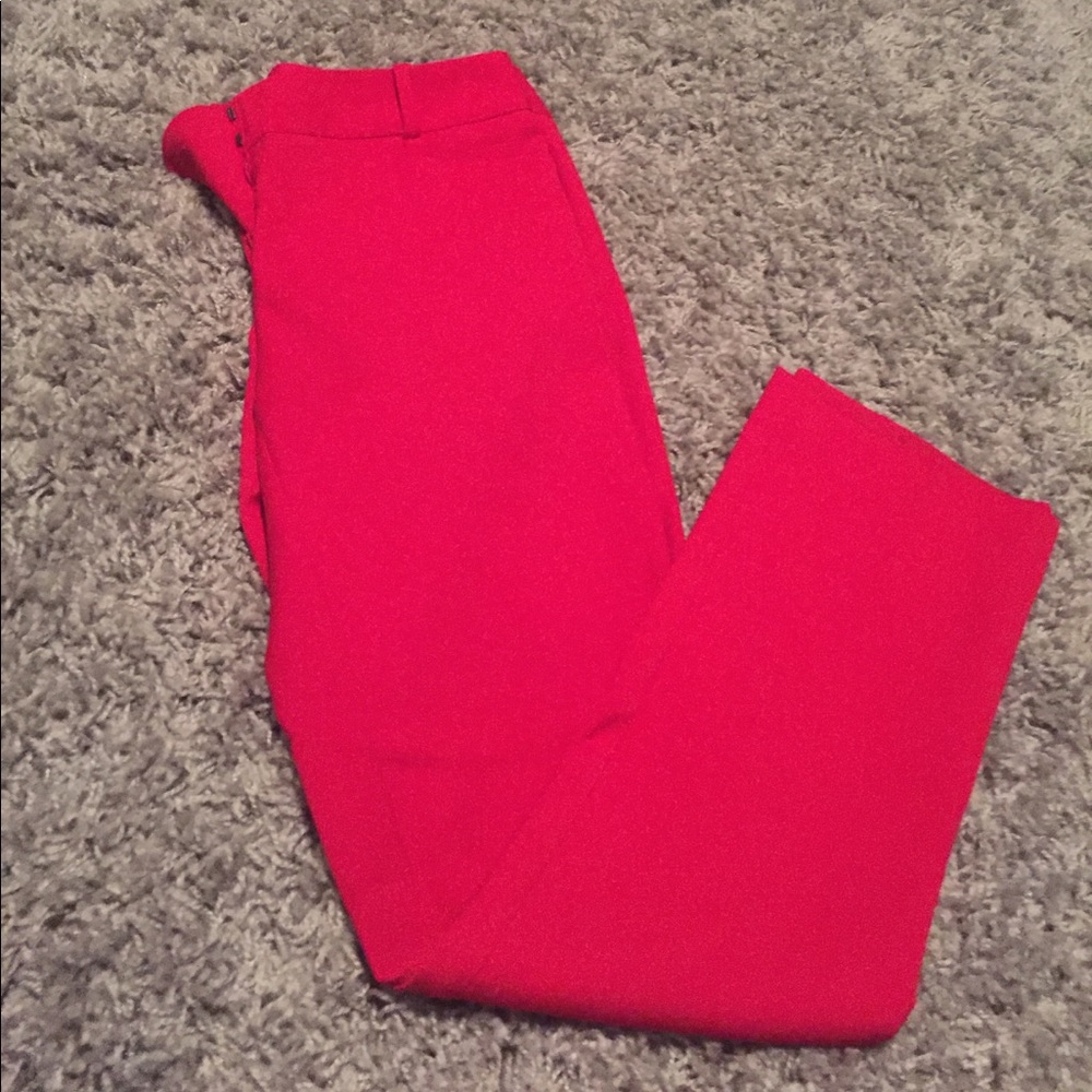 NWOT never been worn red slacks