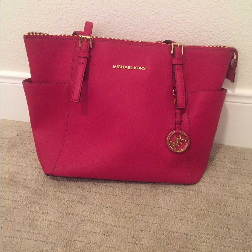 Red Michael Kors Purse