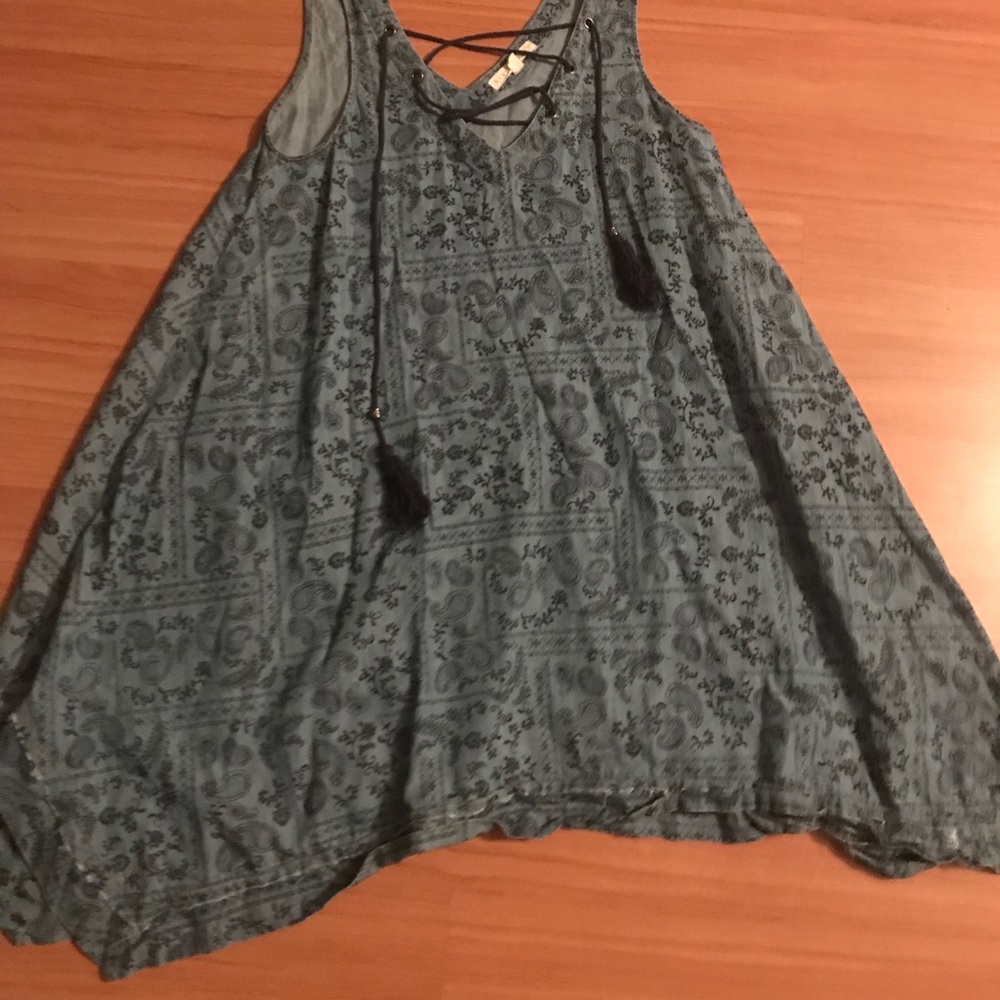 Bandanna Print Flare Out Dress